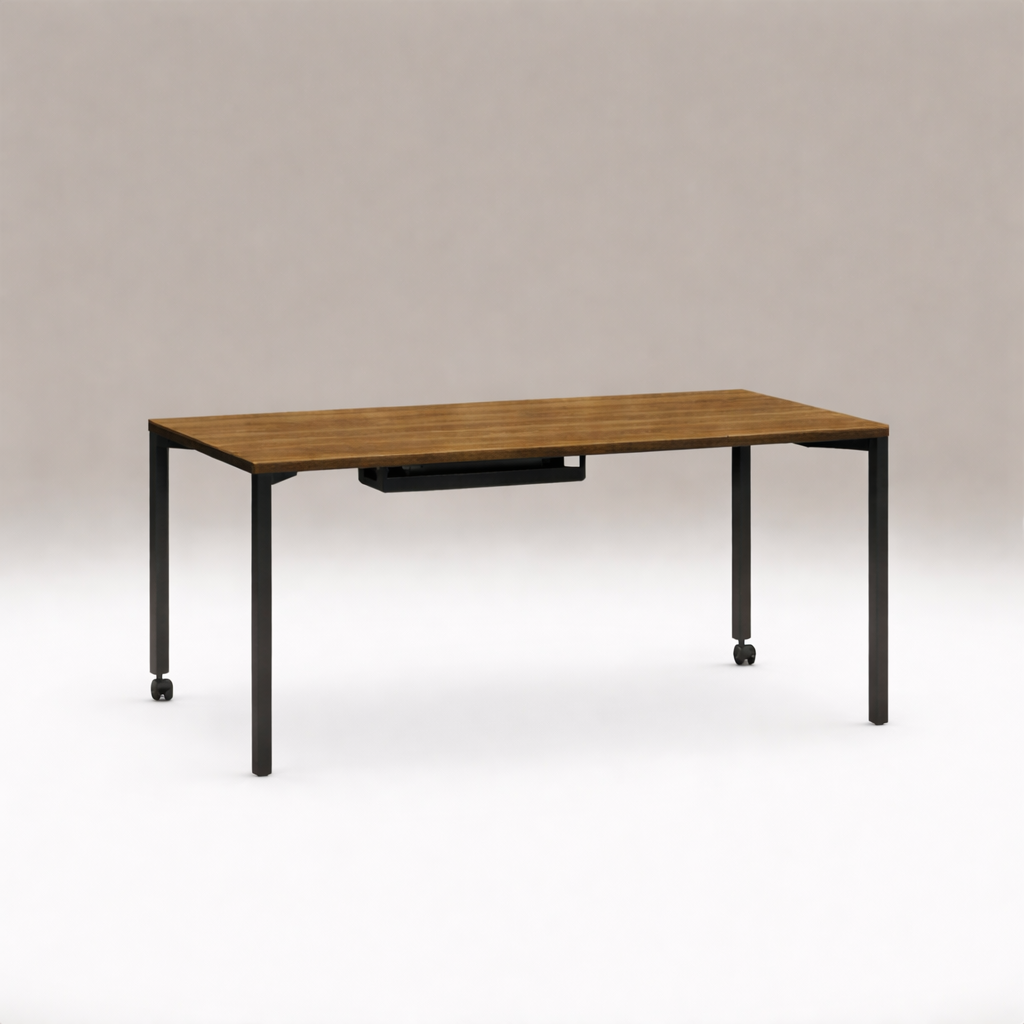 퍼시스 퍼시스 FLOWFINDER 사다리 다리 일반형 데스크 이동형 1400x800mm 다크우드블랙