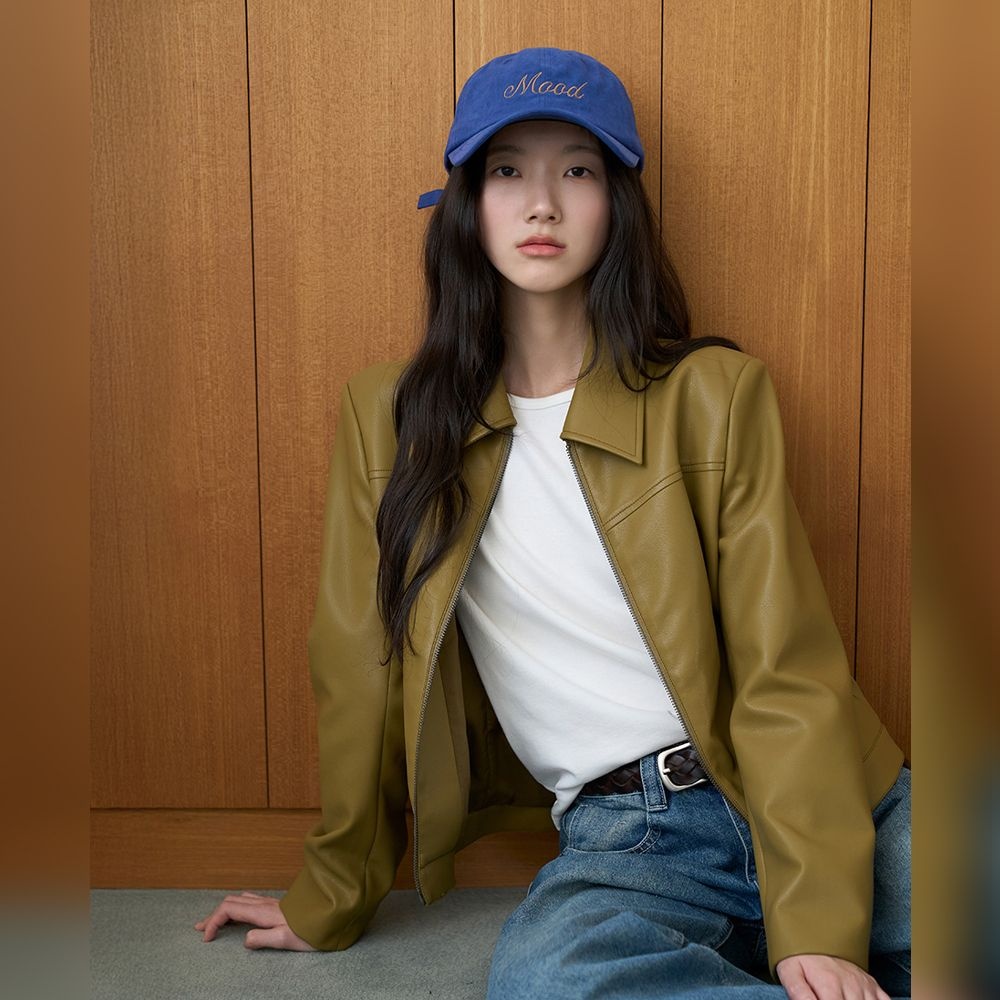 스무스 레더 집업자켓