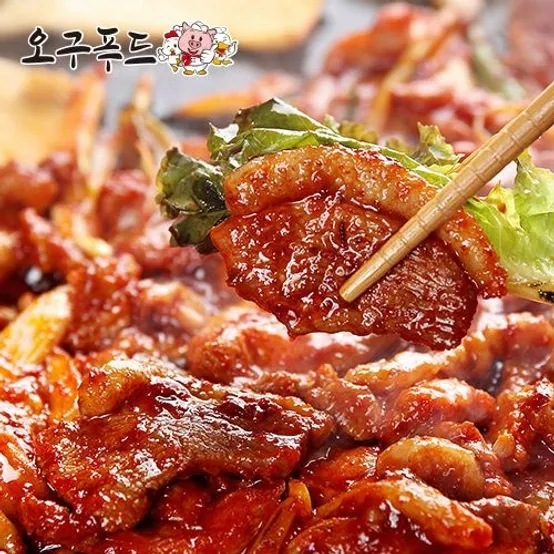 [주원산오리] 무항생제 인증 오리고기 오리주물럭 양념오리 1.5kg(500g*3)