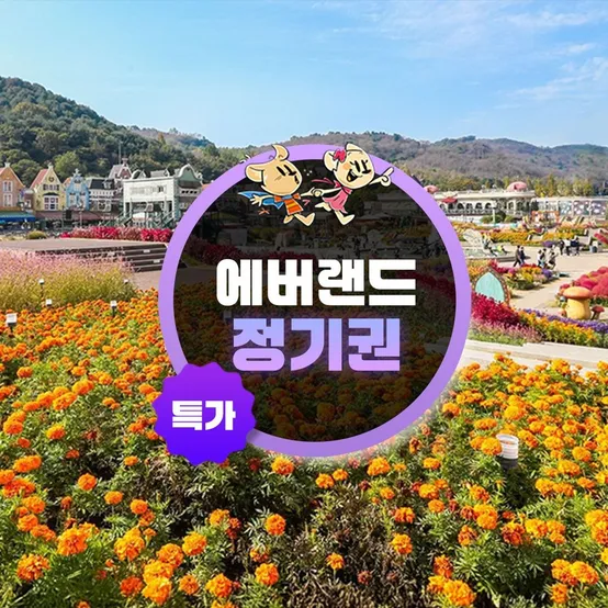 [슈퍼트립] 단 2일간, 용인 에버랜드 정기권(연간이용) 한정수량 프로모션, 신규&재구입, 가격인상전 라스트 특가
