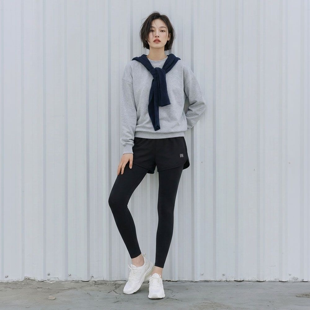 NOA 드라이 듀얼 9부 레깅스