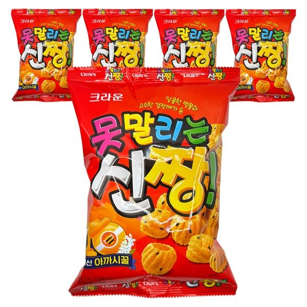 크라운제과 못말리는신짱 120g 5개