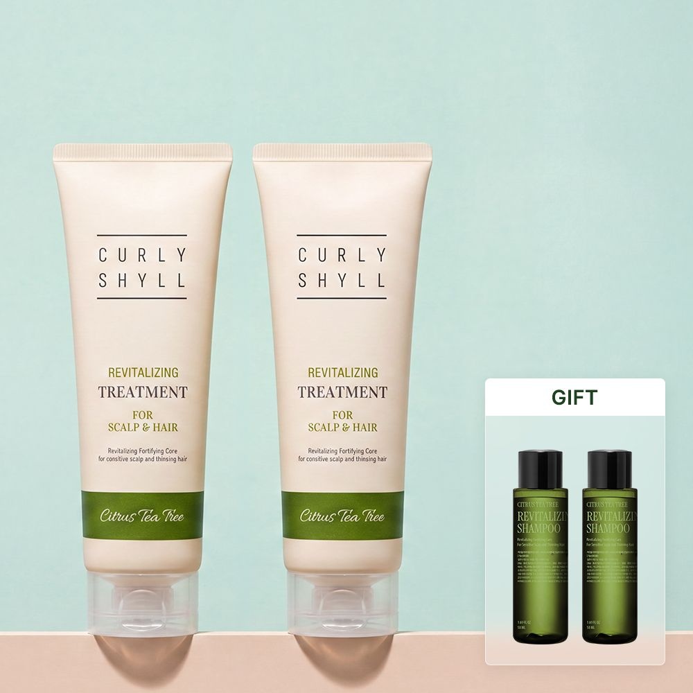 커리쉴 리바이탈라이징 트리트먼트 250ml 듀오 (리바이탈라이징 샴푸 50ml * 2개 증정)