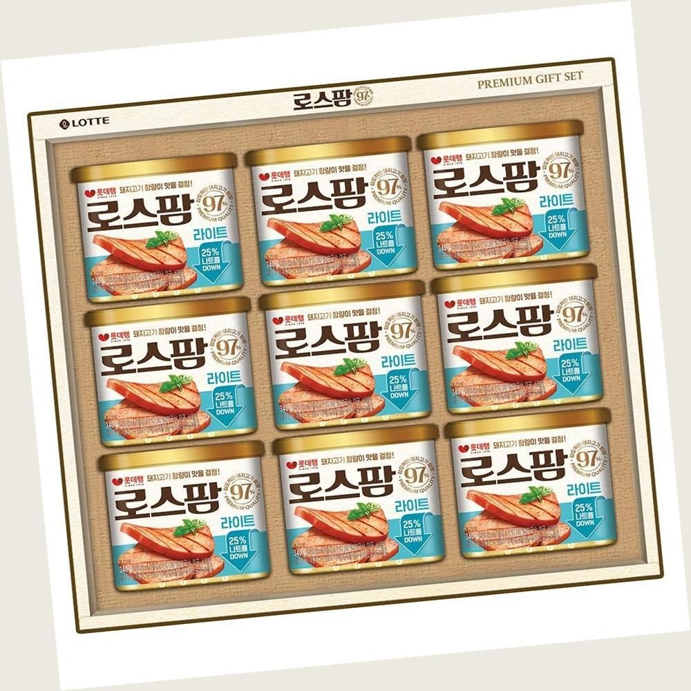 [오늘출발] 마켓보스 롯데푸드 로스팜97 라이트 특호 거래처선물 영양간식 간편반찬