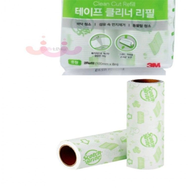 에버템즈협력업체 3M 테이프클리너 리필 중형 롤클리너리필 청소롤러 고양이털제거기