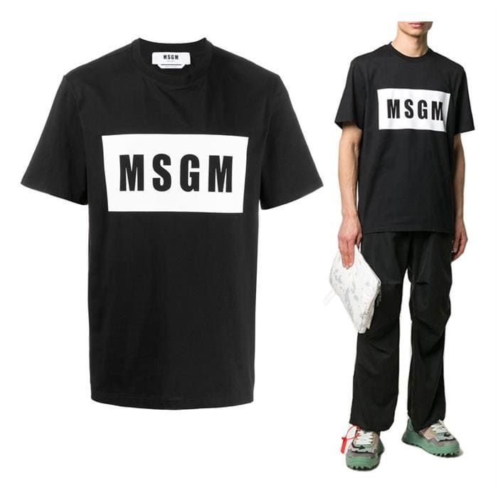 (현대Hmall) MSGM 로고 반팔 티셔츠 2840MM67 207098 99