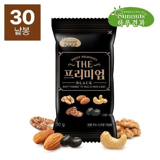 [하루견과] The 프리미엄 블랙 30g 30봉