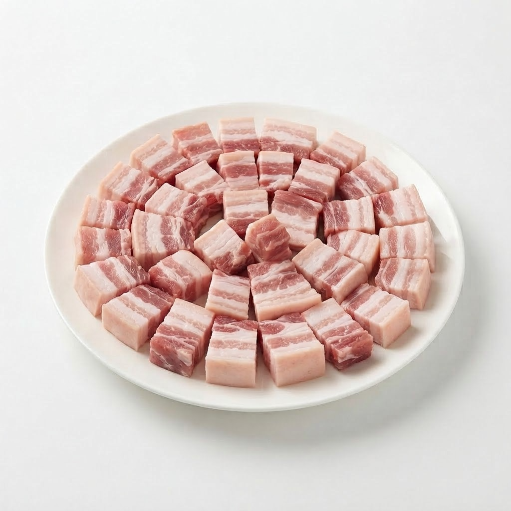 [소닭소닭] 딱 한입 큐브 삼겹살 1kg~2kg