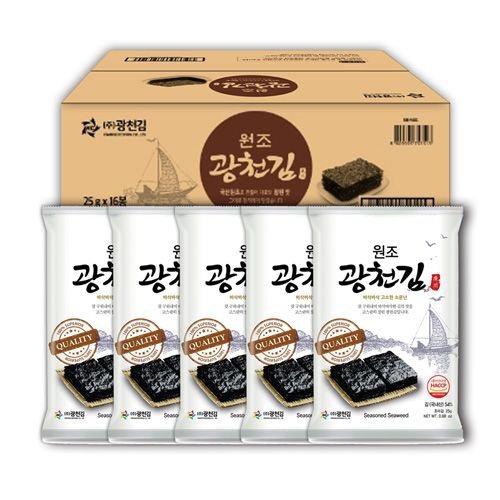 원조광천김 전장김 25g 16봉