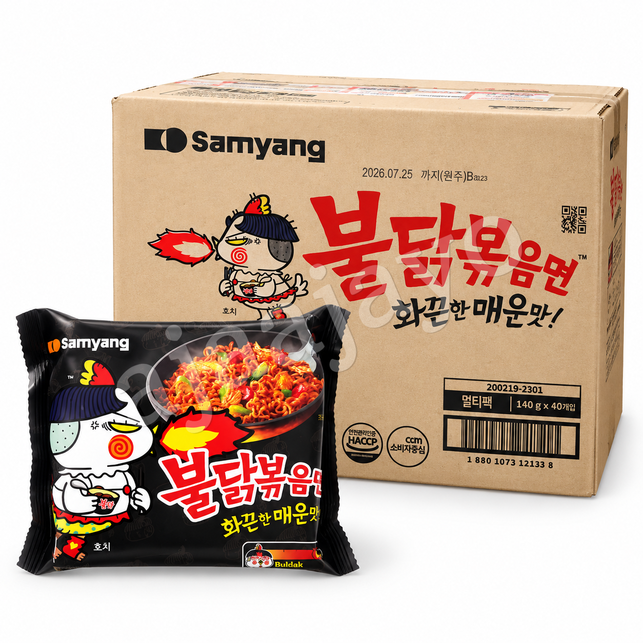 협력업체 <b>삼양</b> 불닭볶음면 40봉 매운 볶음<b>라면</b> 대용량 알찬구성