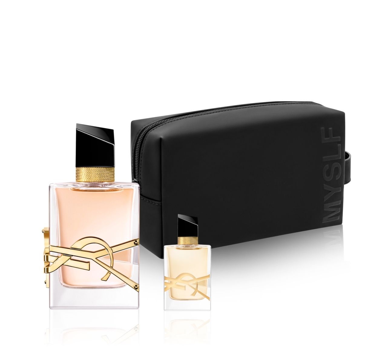 [10월/롯데단독] 리브르 오 드 뚜왈렛 50ml 세트(+리브르 7.5ml+블랙 파우치)