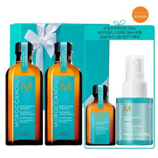 모로칸오일 (공식) 트리트먼트100ML듀오[본품]오일25, 프리즈 실드 스프레이50ML 증정