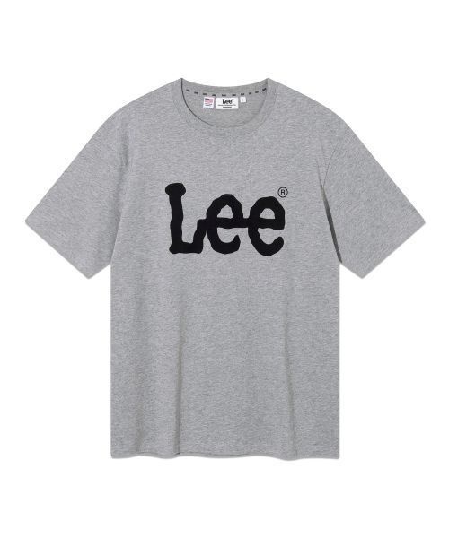리 [LEE] lee 빅 트위치 로고 반팔 티셔츠 그레이
