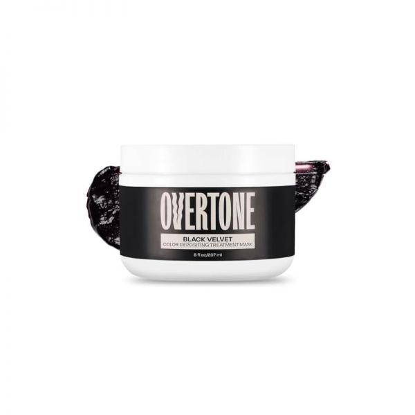 oVertone 스토어 방문하기 [해외] Overtone® 컬러 퇴적 트리트먼트 헤어 마스크, 블랙 벨벳(8온스) 447633