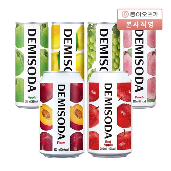 [본사직영] 데미소다 250ml/350ml CAN 6종 1박스