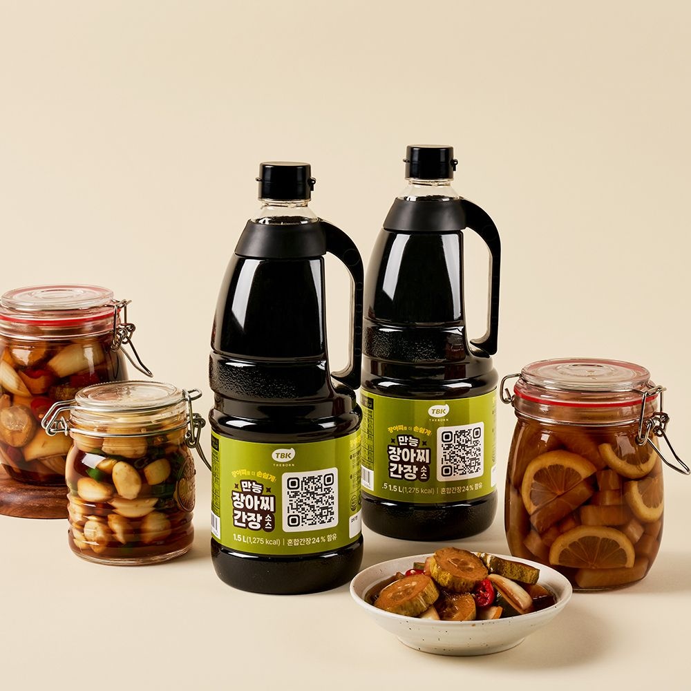[TBK] 만능 장아찌 간장 소스 1.5L, 2개