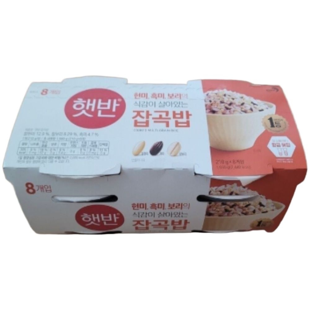 씨제이 햇반 매일잡곡밥 210g 8개입 건강한 식단관리 즉석잡곡밥