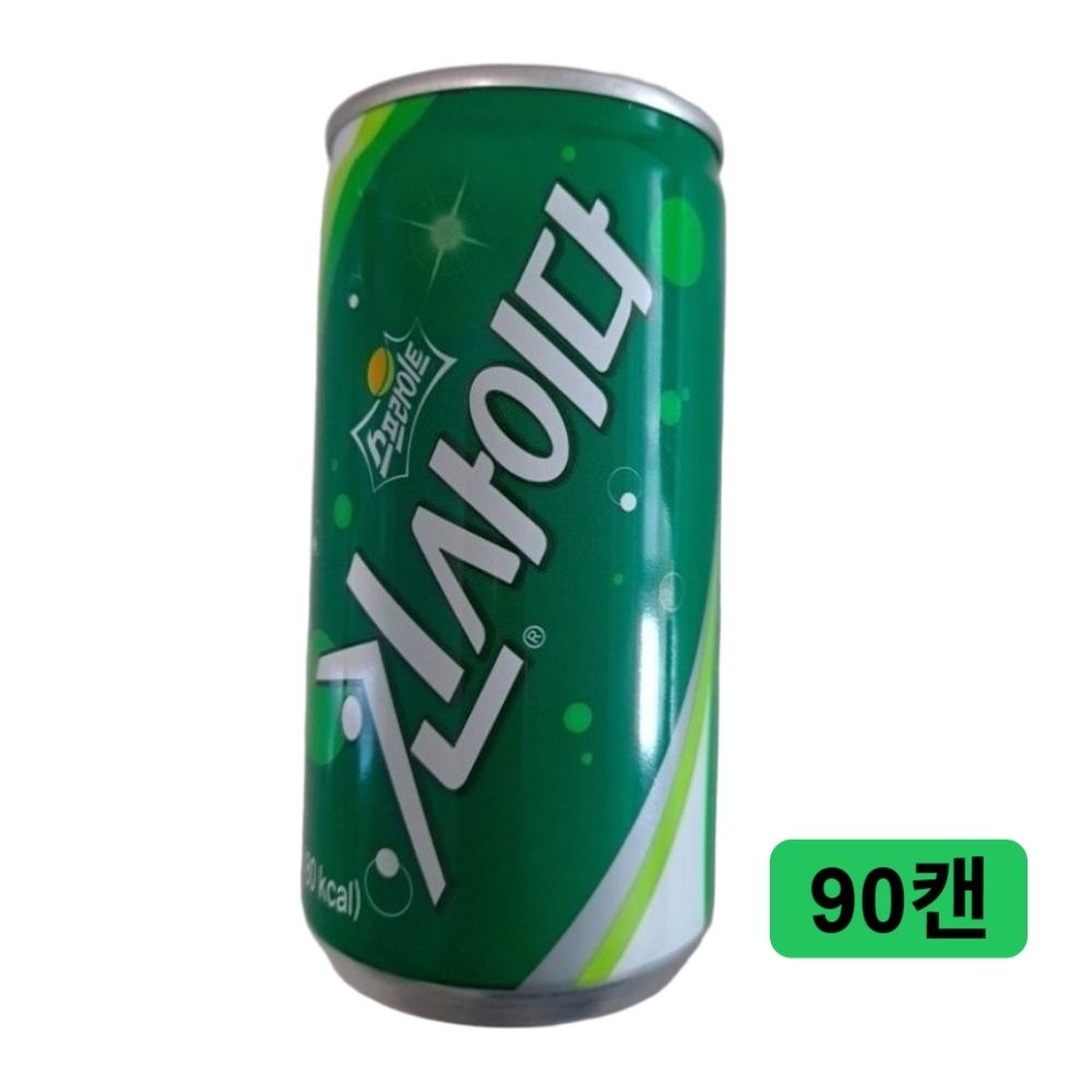코카-콜라음료(주) 스프라이트 청량함 가득한 킨사이다 레몬라임 탄산음료 업소용 캔 소용량 홈파티 에이드 베이스 185ml 90캔