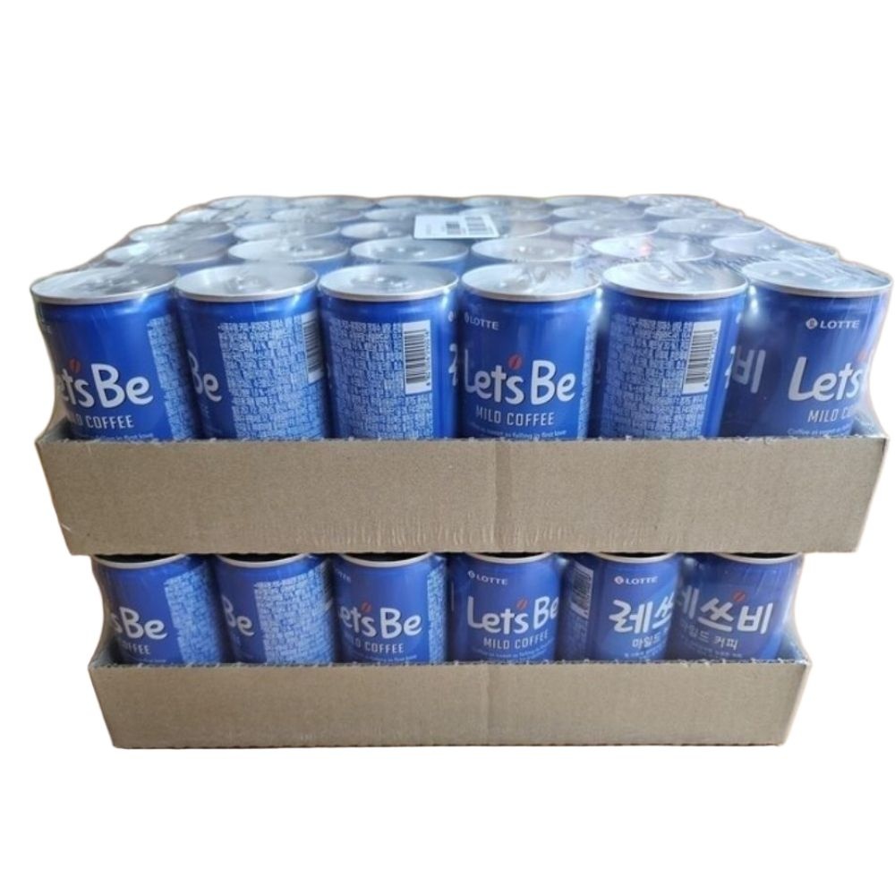 롯데 레쓰비 마일드 국민 캔커피 대용량 박스 구성 사무실 음료 175ml 60입