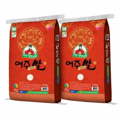 [온누리상품] [26년 햅쌀] 여주쌀 진상미 백미 10kg+10kg 상등급