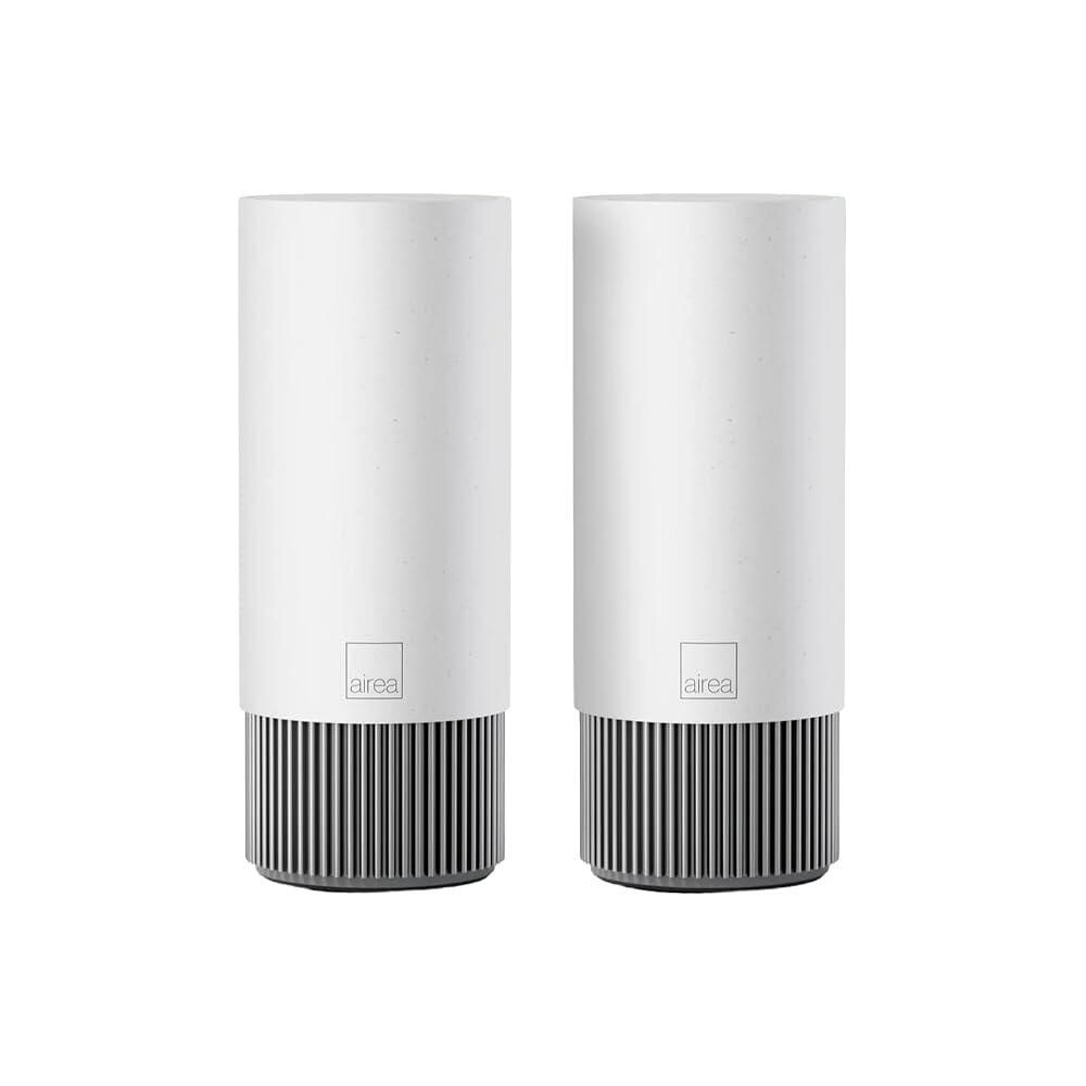 Airea [해외] Airea Space Purifier | H₂O₂ Air and Surface Neutralizes Bacteria, Viruses, Mold, VOCs & Odors Filter-Free No Ozone 2 Pack 423255