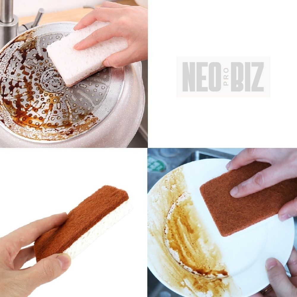 네오프로비즈협력사 네오 친환경 천연 코코넛 세척솔 친환경수세미 위생수세미 제로웨이스트