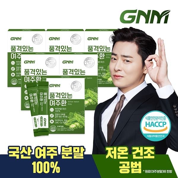 (현대Hmall) GNM 품격있는 100% 국산 여주환 스틱 2g 6박스 (총 180포)