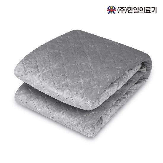 한일전기 국산 카본 탄소 전기요 전기매트 극세사 그레이 더블