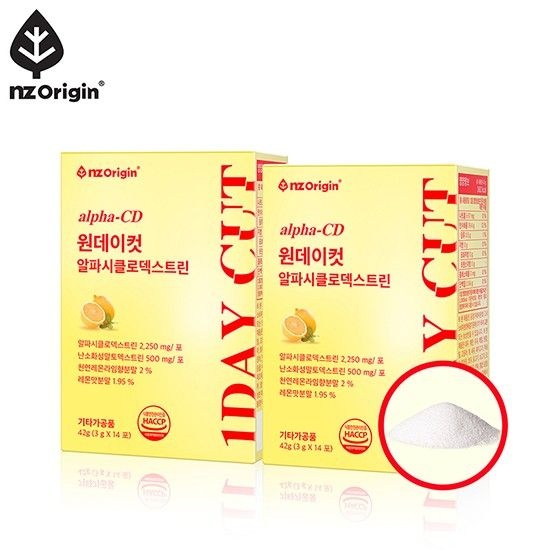[1+1] 원데이컷 알파CD (알파시클로덱스트린) 14포 (총 28일분)