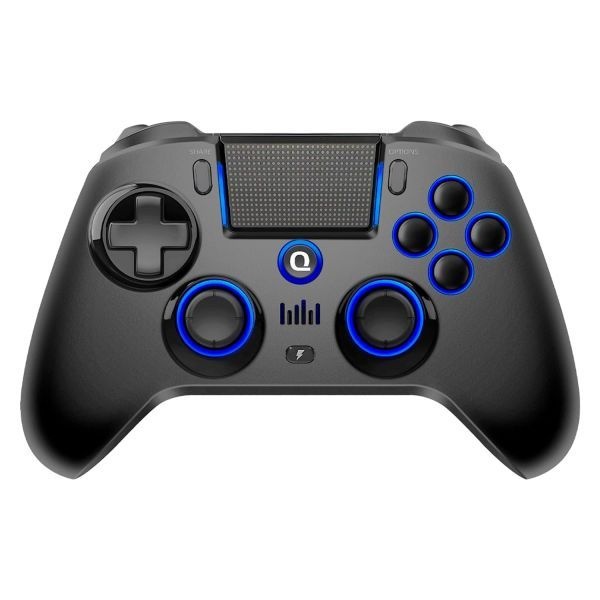 QRD [해외] QRD Spark N5 무선 컨트롤러 PS4 Pro Slim PS3 PS2 Steam Deck PC Windows Mac TV Box 호환 Halleffect 게임패드 조이스틱 3.5mm 오디오 포