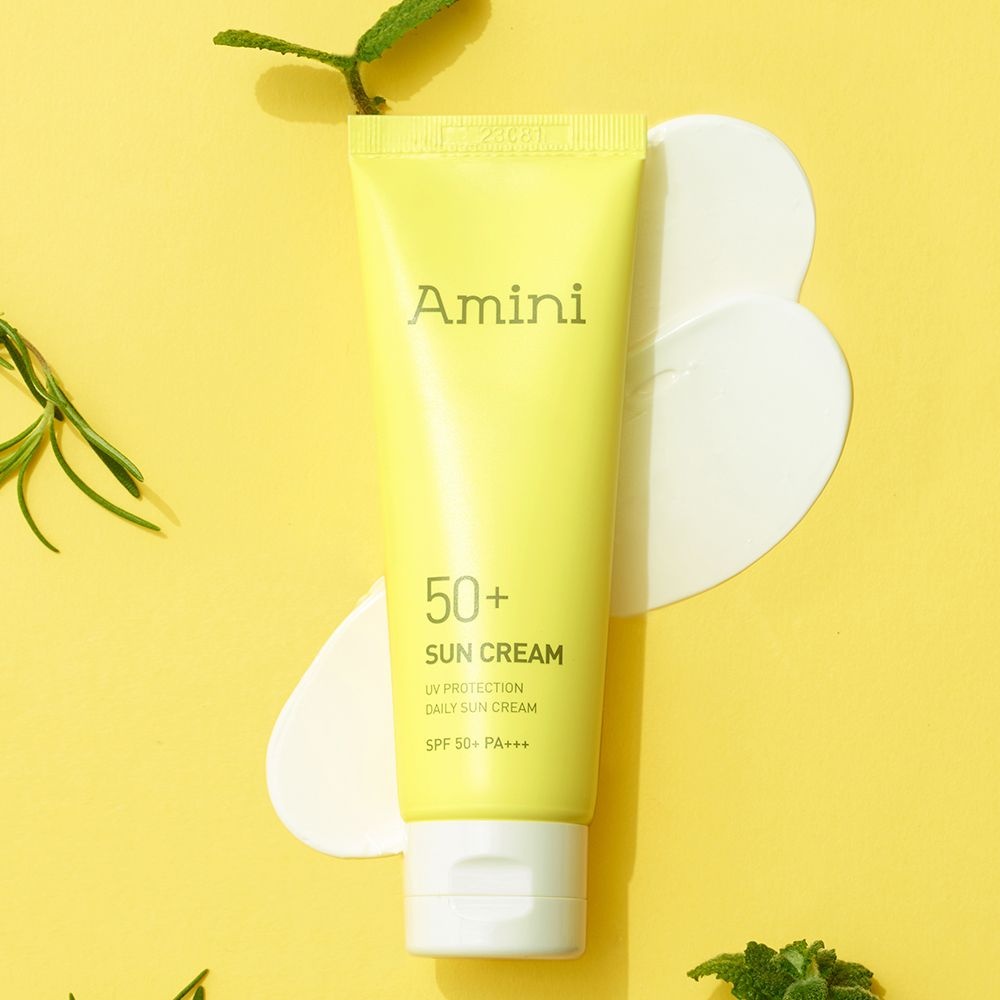 아미니 아미니 데일리 선크림 수분 콜라겐 눈시림 백탁 없는 50ml SPF50+ 1개