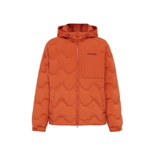 아이더패딩 BQJ DMW25553O5 THERMOLOCK (써모락) 남성 슬림 후디 블렌드 다운 자켓 (Burnt Orange)