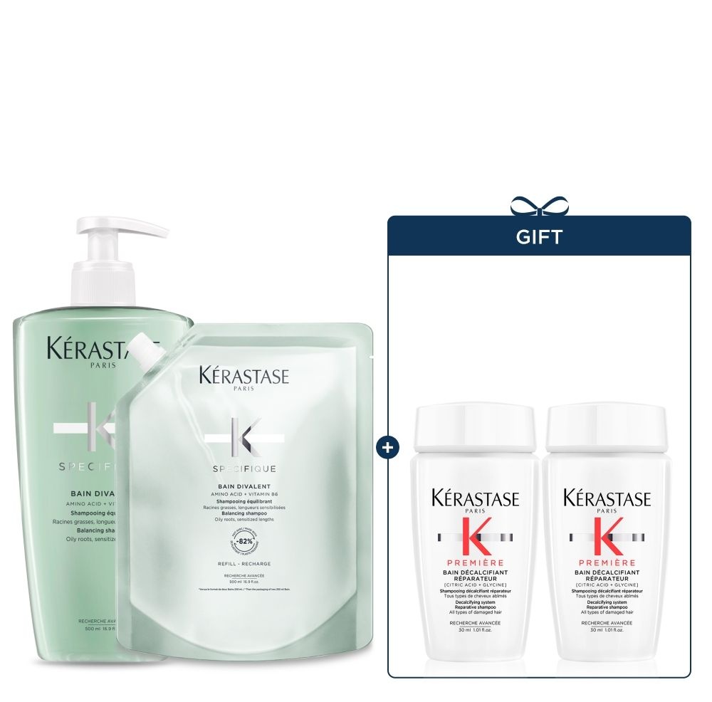 케라스타즈 [10][단독] 세트 스페시픽 방 디발렁 샴푸 1L (본품 500ml +리필 500ml)