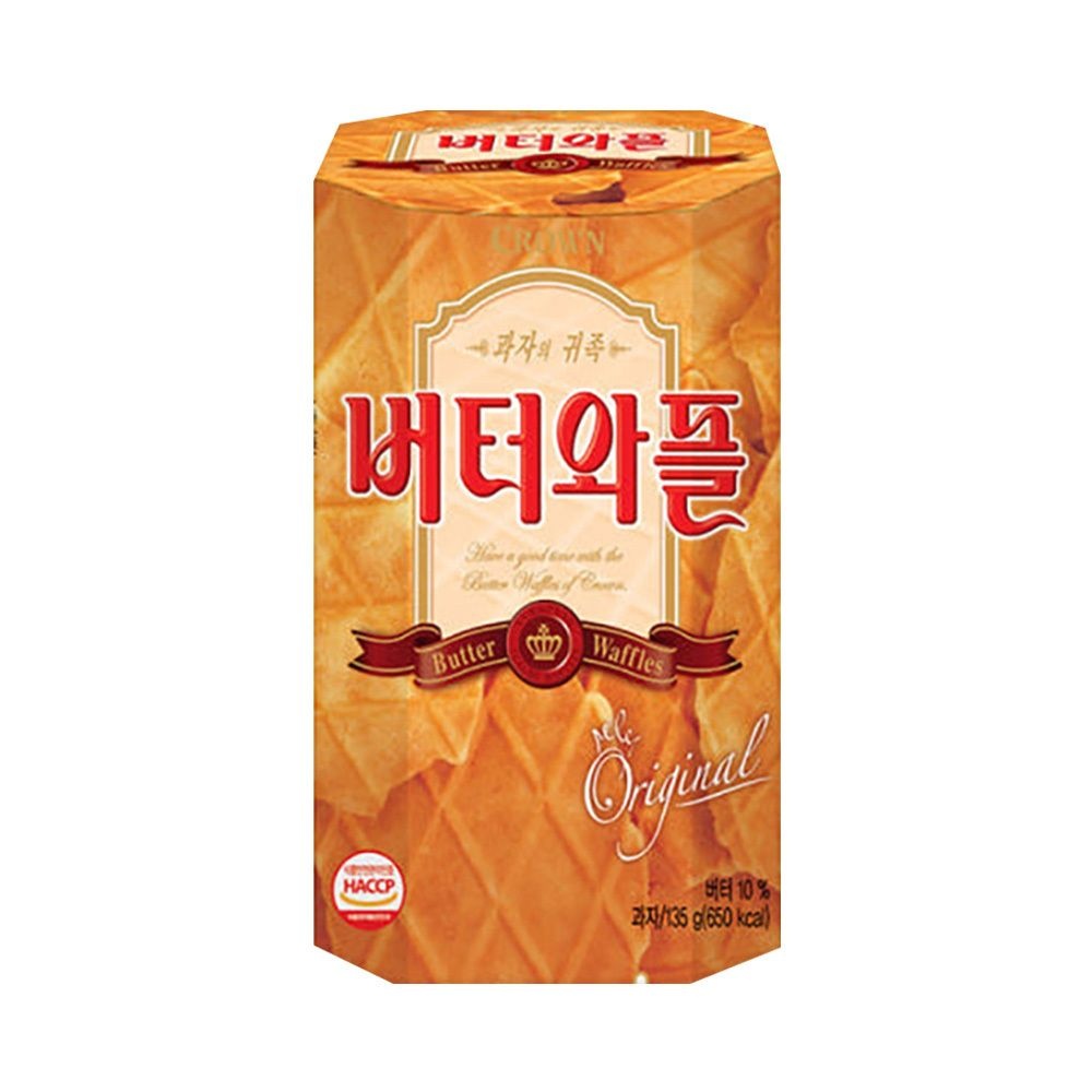크라운 버터와플 135g X 1개