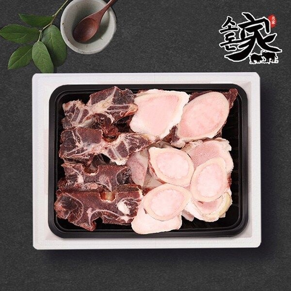 대신육가공 [G][소돈가] 한우 사골(1kg)+소뼈(1kg) 2kg