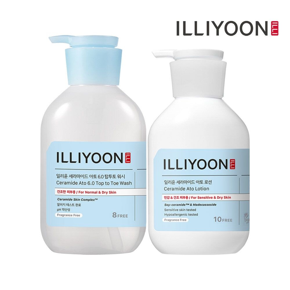 일리윤 세라마이드 아토보습 특별기획세트 [로션350ml+워시500ml]