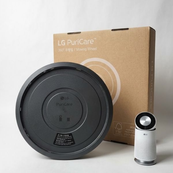 LG전자 LG 퓨리케어 360도 공기청정기 1단 받침대 무빙휠 AS206NGHA X 1개, 거치대 이동식