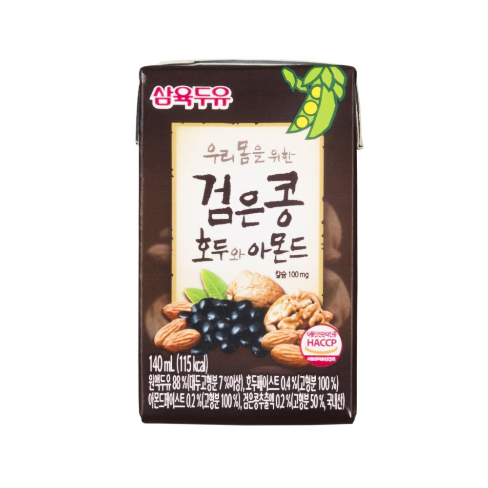 삼육검은콩두유 삼육 아몬드 간편식 호두 검은콩 140ml 48개