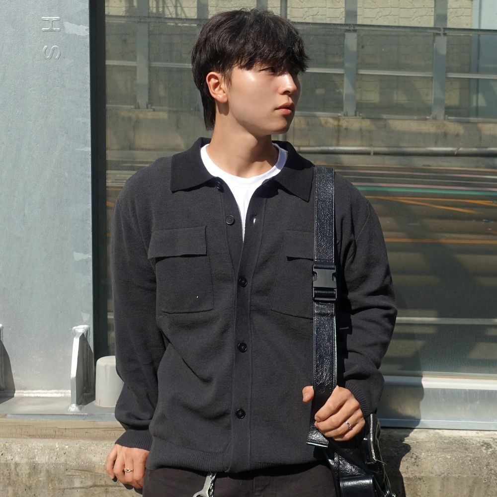 [COUTURE] 부클 트러커형 가디건_2colors