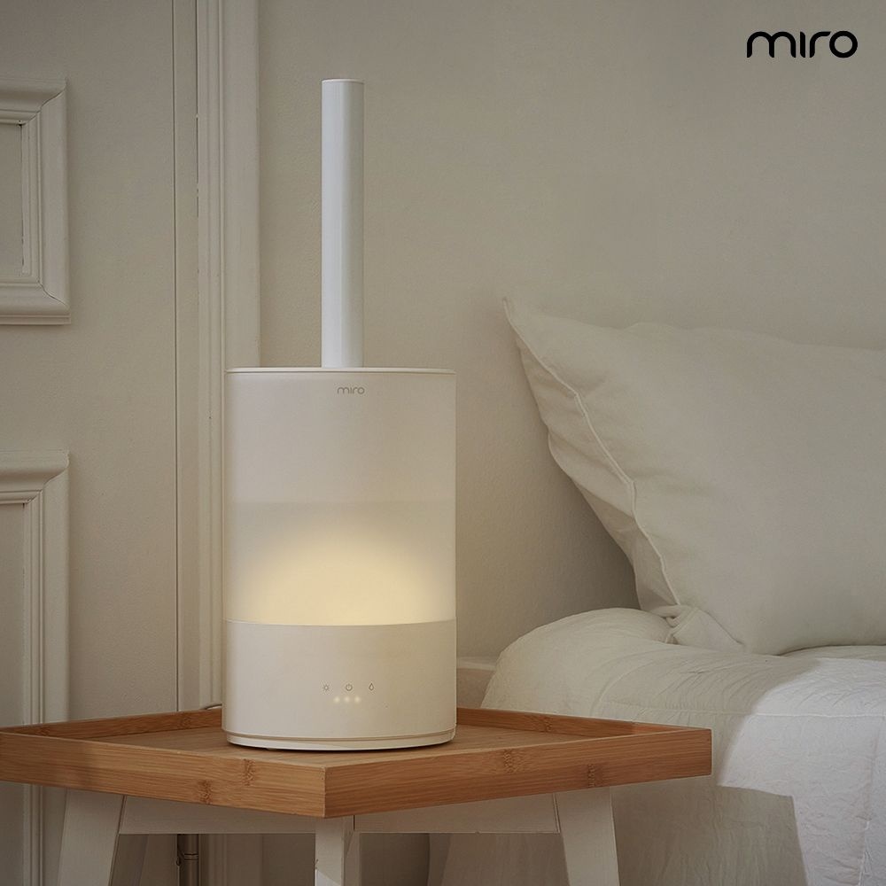 [무료배송] 미로 컴팩트 간편세척 초음파 가습기 miro-MH-mini 4L 무드등 저소음 간편 통세척