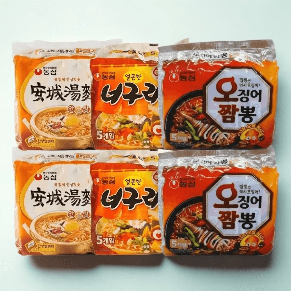 농심라면 3종세트 오징어짬뽕10개 너구리10개 안성탕면10개 총30개