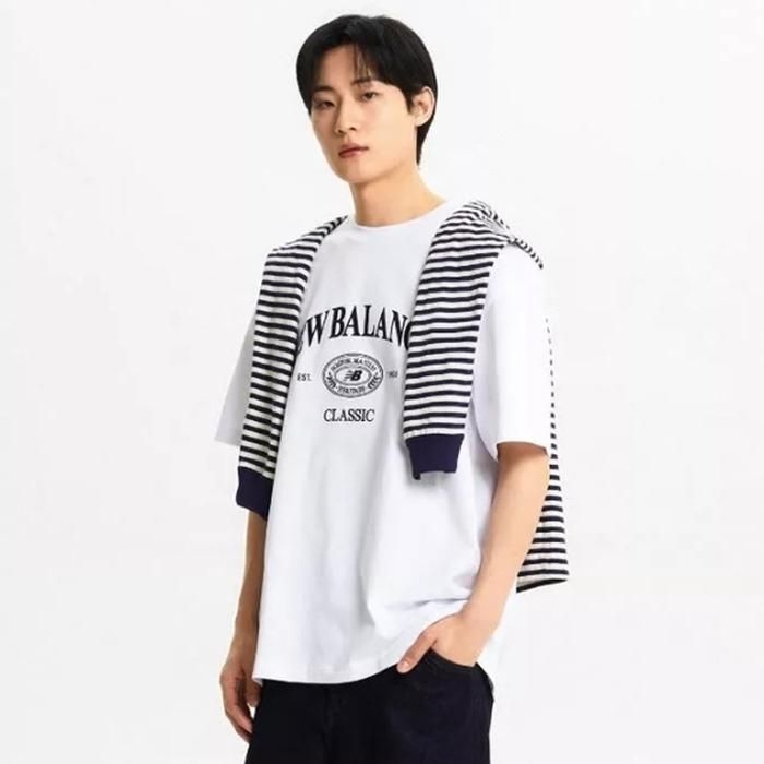 [뉴발란스 반팔티] 헤리티지 반팔티 NBNEE21113-10