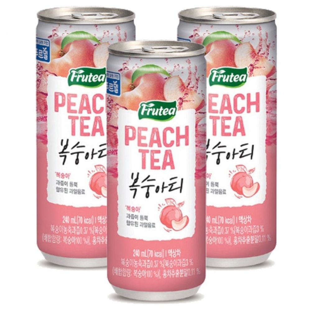 푸르밀 푸르밀 푸르티 복숭아티 아이스티 캔음료 사무실 탕비실 손님용