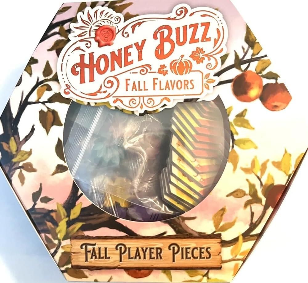 Elf Creek Games [해외] Honey Buzz Fall Flayer 피스 - 허니 버즈 보드 게임용 부품 교체 및 업그레이드 세트 | 가을 테마 확장 추가 기능 443845