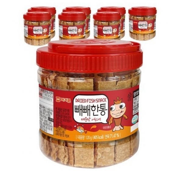 [머거본] 빼빼한통(매운맛) 120g x 8통