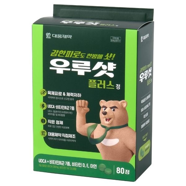 대웅제약 우루샷 80정 1개