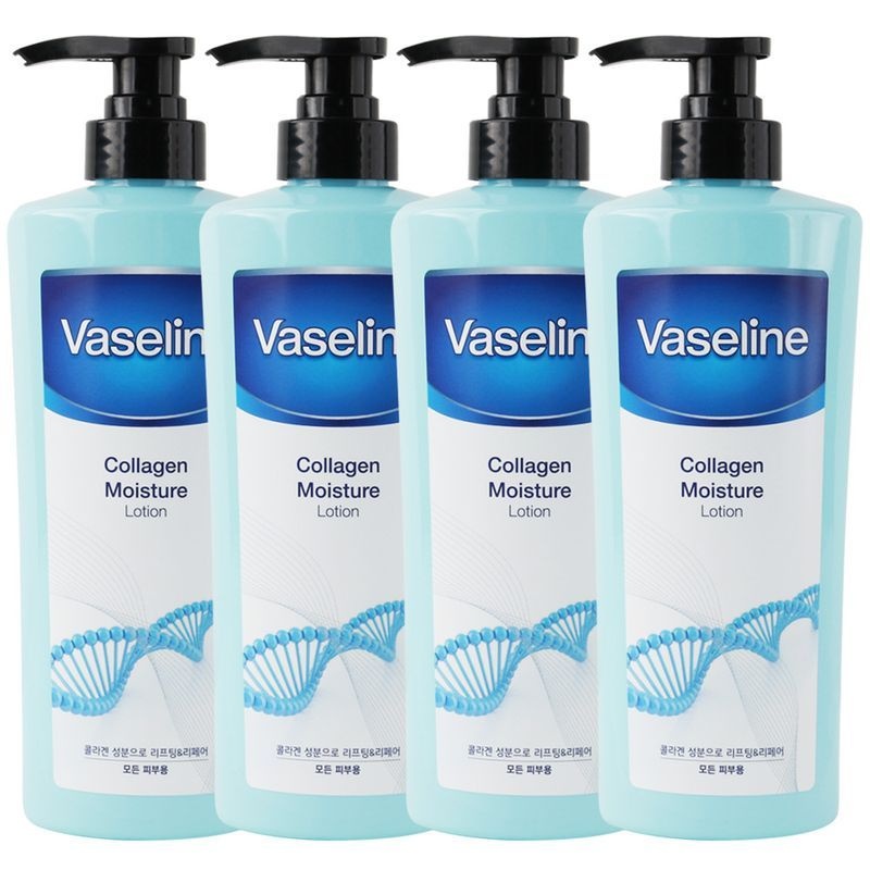 푸드어홀릭 (4개)바세린 콜라겐 모이스처 바디로션 500ml