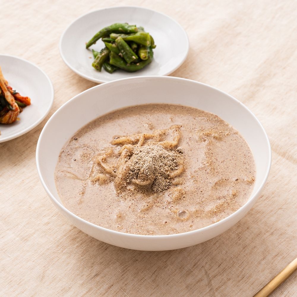 계림동잔치집 [온누리상품] 계림10년 광주맛집 들깨칼국수 240g내외X2세트 / 밀키트 캠핑 음식