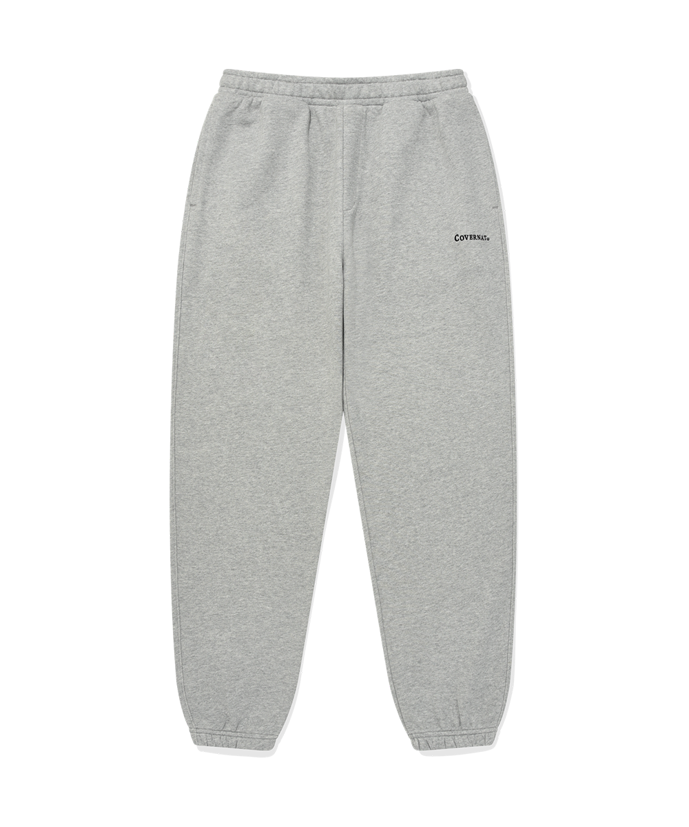 어센틱 로고 스웻 조거 팬츠 Melange Gray