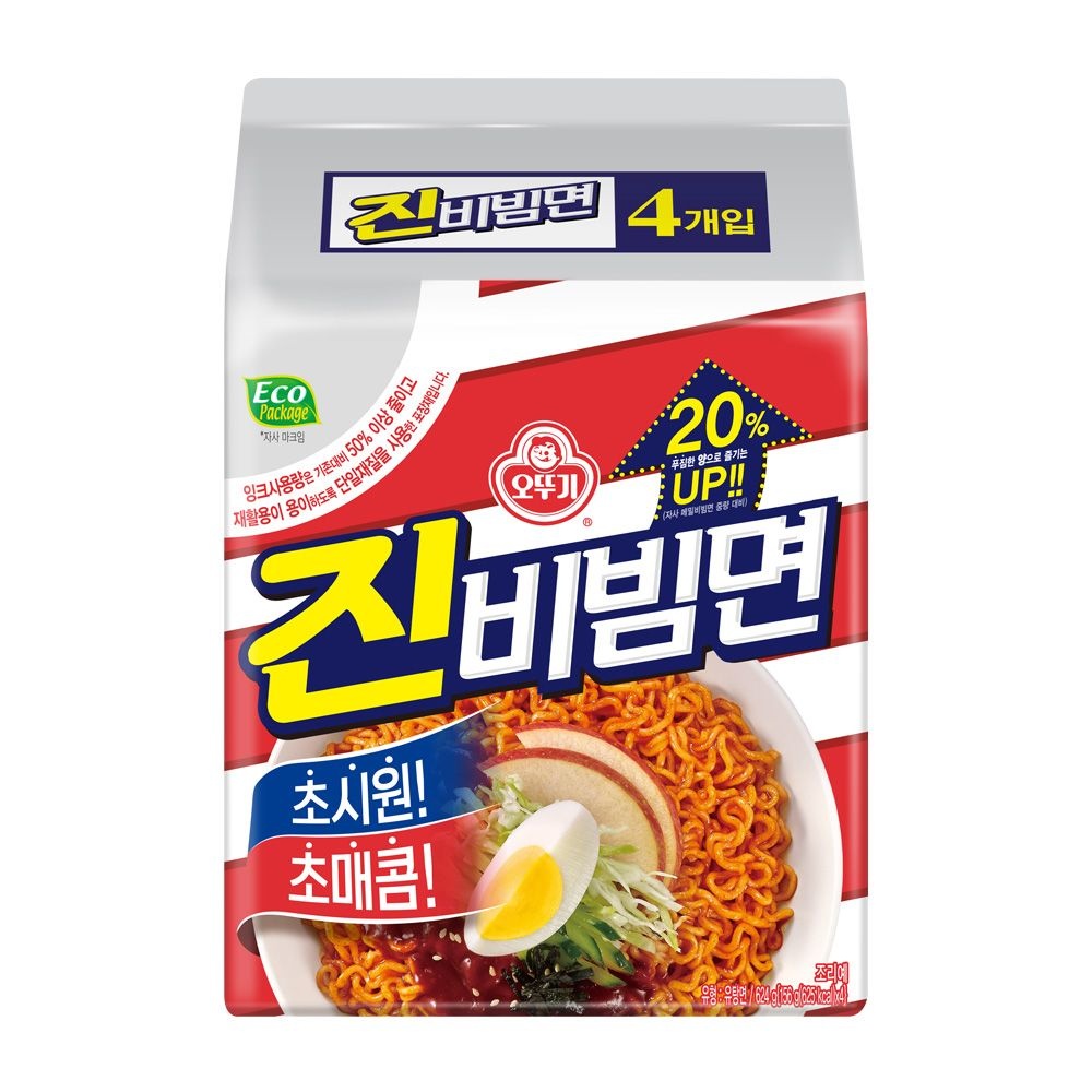 오뚜기 오뚜기 진비빔면/진쫄면/진라면/열라면/스낵면/짜슐랭/참깨라면/오동통면/김치라면/진짜장/진짬뽕